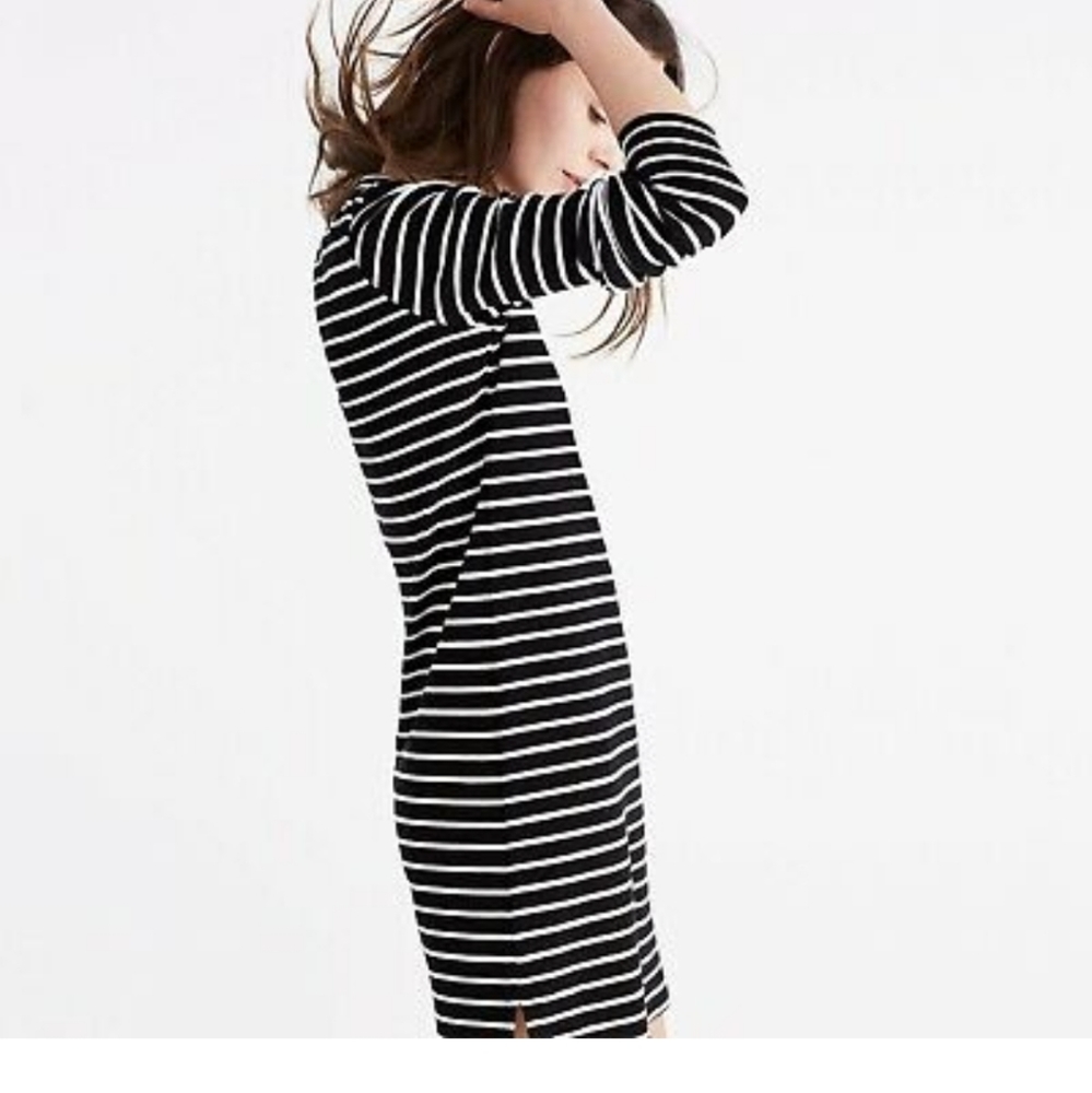 Madewell dress black white size xxs